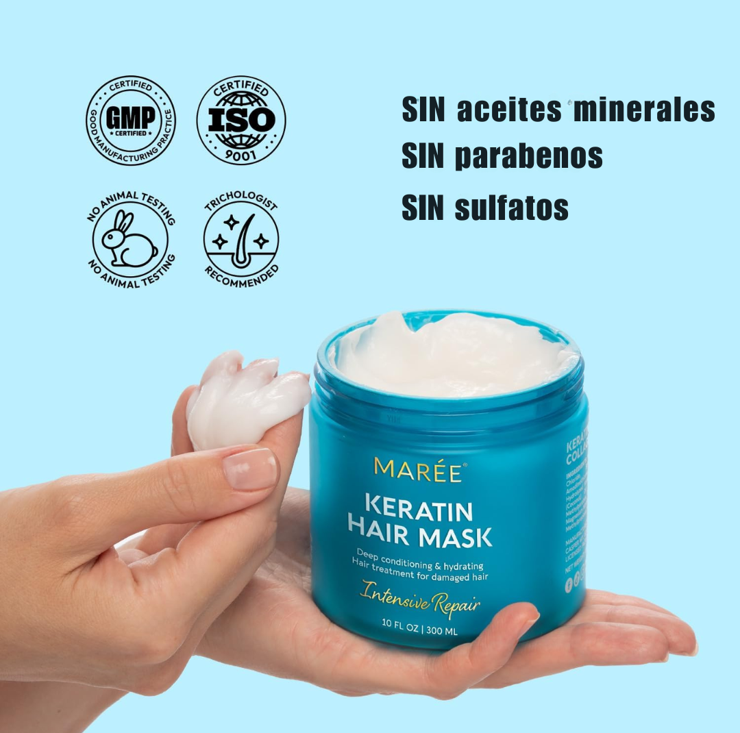 Domel Maree: Transformación real para un cabello suave, fuerte y sin daño + E-book De 7 Métodos Para mantener Tu Pelo Perfecto